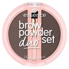 Brow powder duo set  03 dark - بودرة