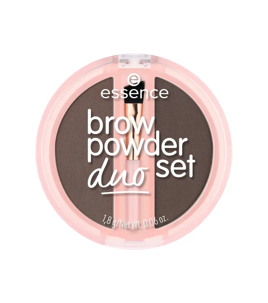 Brow powder duo set  03 dark - بودرة