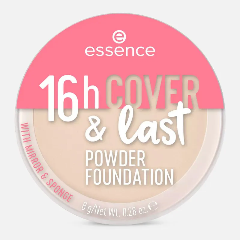 16h COVER & last POWDER FOUNDATION  01 porcelain - فاونديشن
